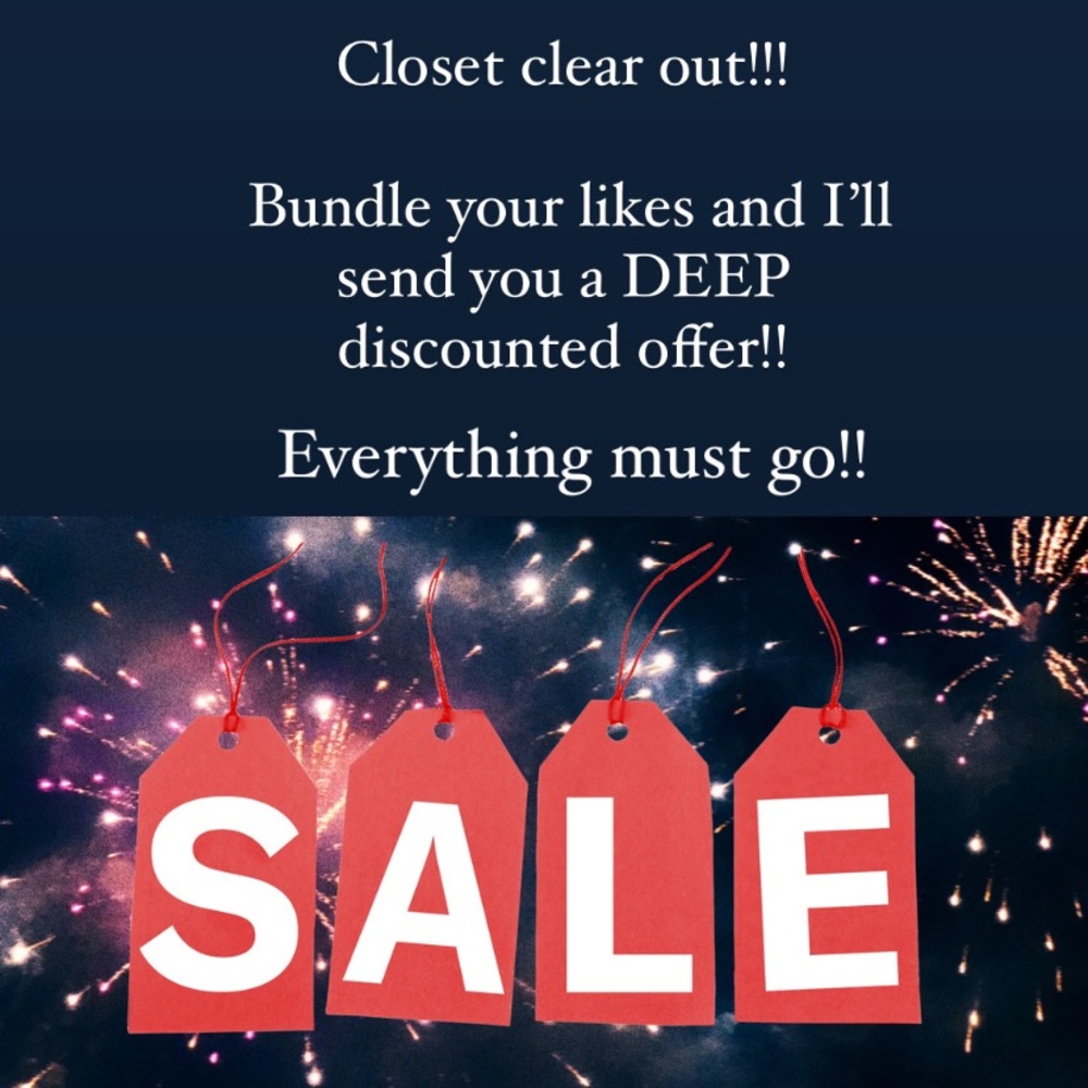 CLOSET CLEAR OUT!!
